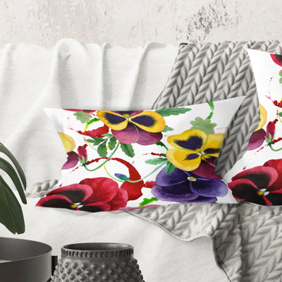 Coussin Floral Mid-Century Floral Botanical Retro