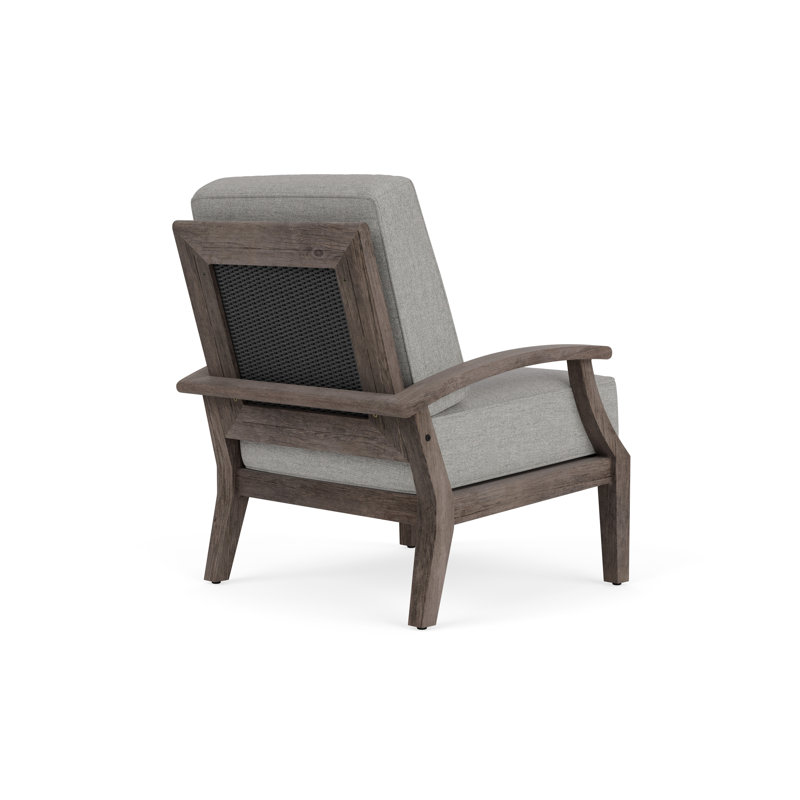 Frontier Outdoor Lounge Chair, Demo Stone, Charcoal