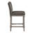 Upholstered Faux Leather Counter Stool