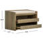 Banc de rangement en faux cuir Aryaan-1279817043
