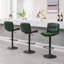 Tabouret de bar double à hauteur réglable et pivotant double (ensemble de 3)-1657744587-1657744592