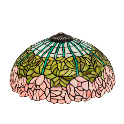 Tiffany Cabbage Rose Lamp Shade