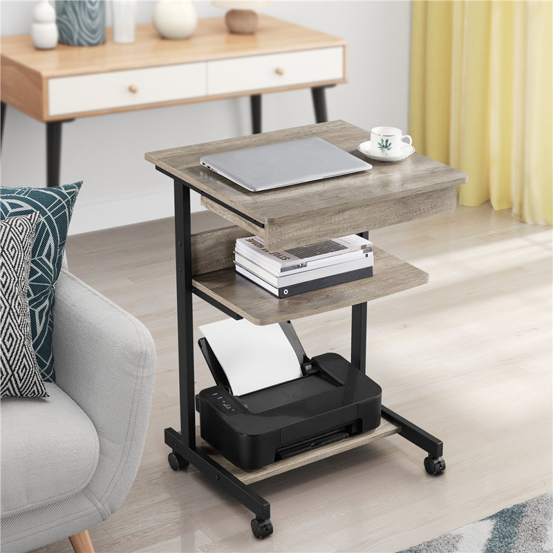 Bureau Bella-Louise, Gris/noir