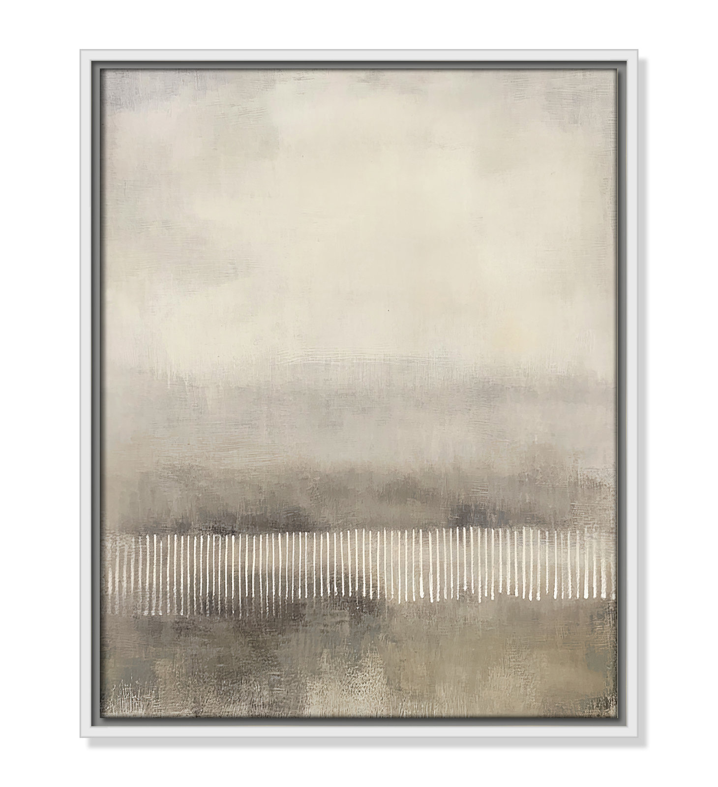 Balanced Silence I Print by Irena Orlov, 21.5" H x 17.5" W, White Floater
