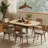 Extendable Round Dining Table For 4-8 People, Oval Dining Table