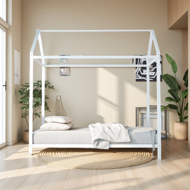 Structure de lit House, Blanc