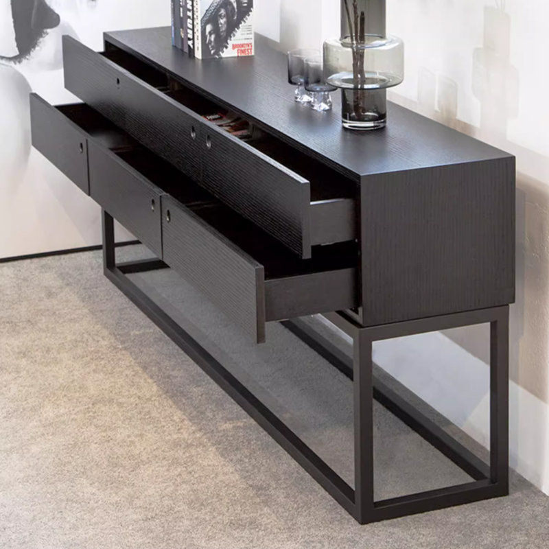 Classic and Elegant Console Table, 27.56" H x 70.86" W x 13.78" D