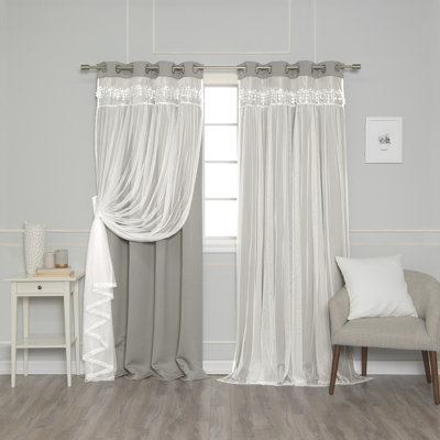Loar Room Darkening Thermal Curtain Panels