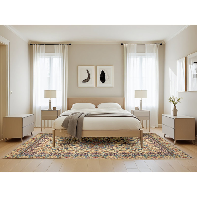 Oriental Indoor Rug, Rectangle 5' x 8'