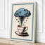 Teacup Tornado Surrealism - Wrapped Canvas-706865457-706865470