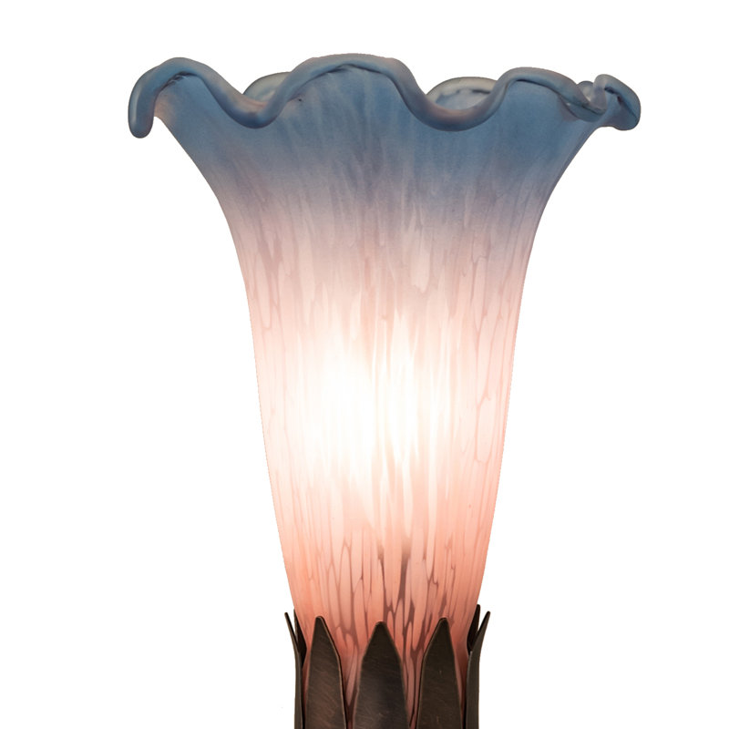 7" Victorian Candle/Pk, Pink/Blue