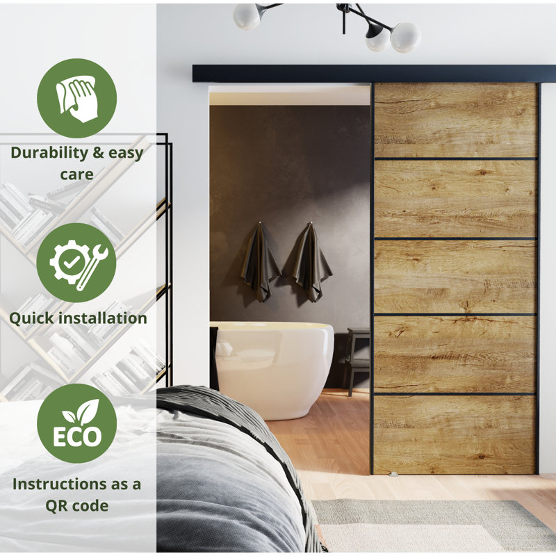 DOOR MARTI 1, Brown, 82cm x 205cm