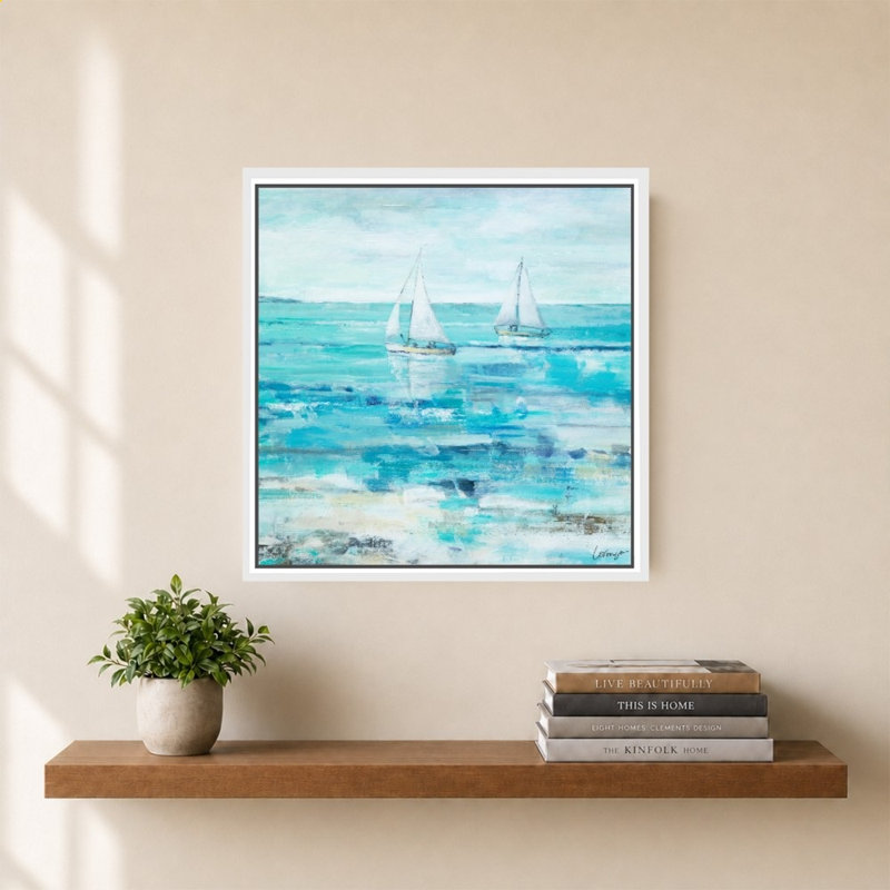 Duo de voiliers par Lorenzo Collective - Impression sur toile