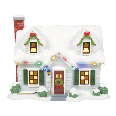 «Peanuts Village Peppermint», maison de village de Noël éclairée de 7,1 po
