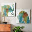 «Painterly Elephant», ensemble de 2 reproductions sur toiles tendues-948888638