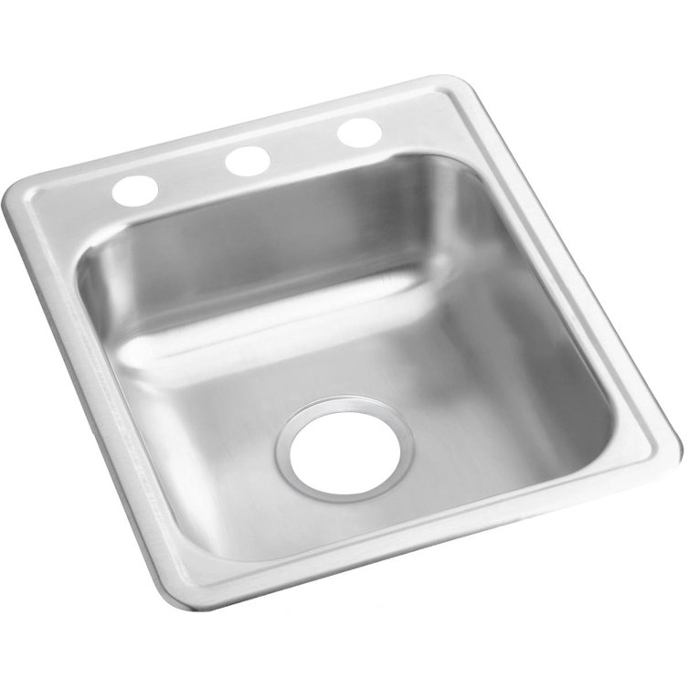 Dayton 21.25" L x 17" W Drop-In Kitchen Sink