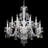 Sterling 12 Light 29in x 30in Two-Tier Chandelier in Silver with Clear Heritage Handcut Crystals-134735825-134735826-134735827