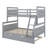 Bunk Bed With Ladder,Trundle And Guardrail-107080423