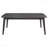 3-Piece Black Rectangular Coffee Table Set