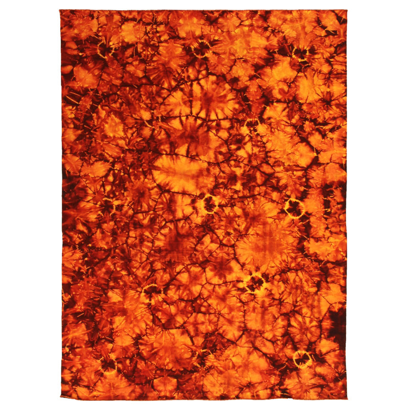 Wool Abstract Indoor Rug, Rectangle 9'6" x 13'6"