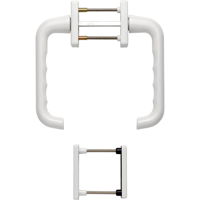 Handle Set With Escutcheon For Tilt/Slide Doors5, White