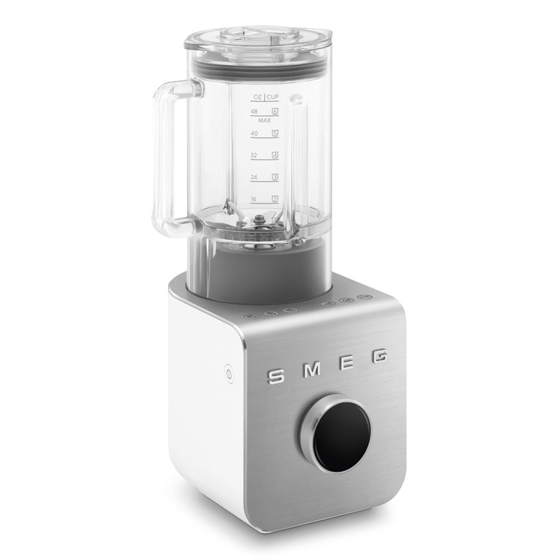 Mitigeur professionnel contemporain SMEG, Blanc / gris