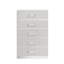 Coffres verticaux en bois Alyviah, blanc
