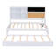 Lit de jour simple avec tablettes de rangement