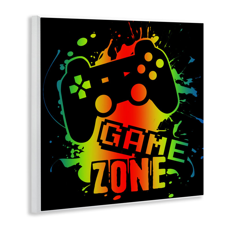 Plaque murale Gradient Gaming Zone, design par Marcus Prime
