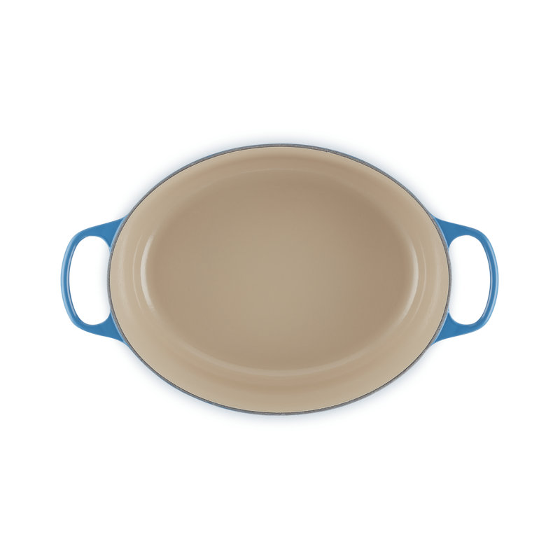 Le Creuset Enameled Cast Iron Oval Dutch Oven with Lid, Marseille, 8 quarts