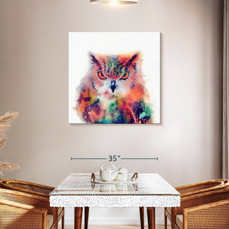 Crowle The Wise, 36" H x 36" W