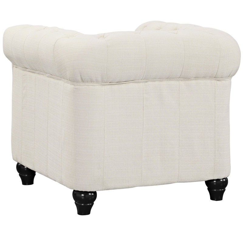 Modway Earl Fabric Armchair, Beige