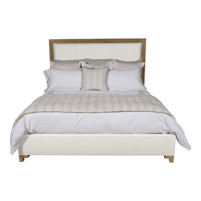 Louise/Lawrence King Upholstered Low Profile Panel Bed