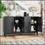 Armoire de buffet de style moderne, armoire décorative multifonctionnelle moderne médiévale pour le salon, la salle à manger, l'entrée, le couloir et la cuisine