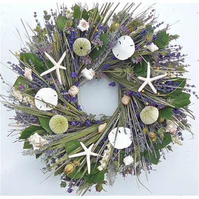 Beachy Dried 22'' Wreath