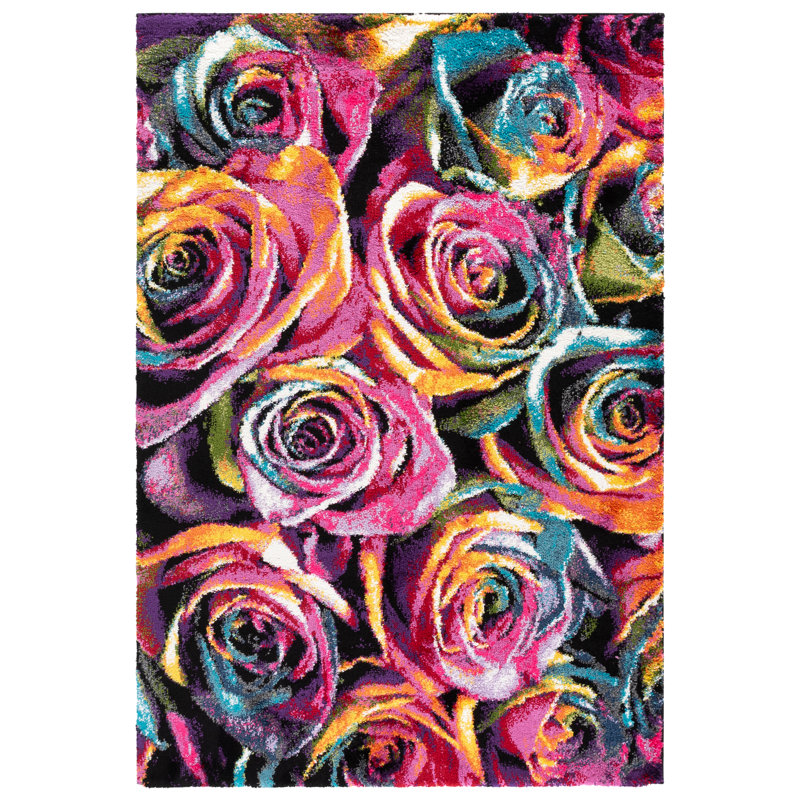 Cleveland Performance Floral Rug, Rectangle 5'1" x 7'6"