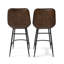 Fauteuil en cuir Hobart