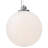 Bola 1 - Light Nickel Sphere Pendant