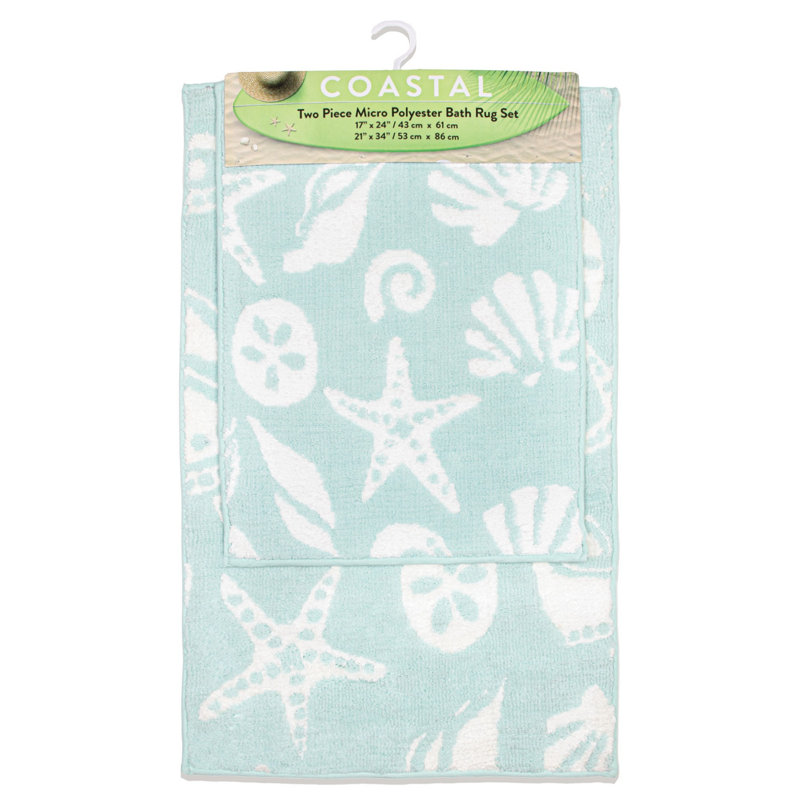 Tapis pour salle de bain Richelle, Vert