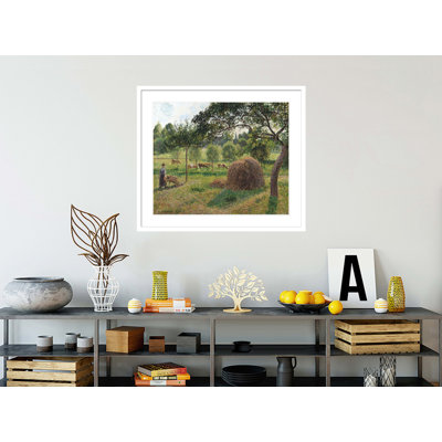 «Dusk at Erangy» par Camille Pissarro, impression giclée sur cadre