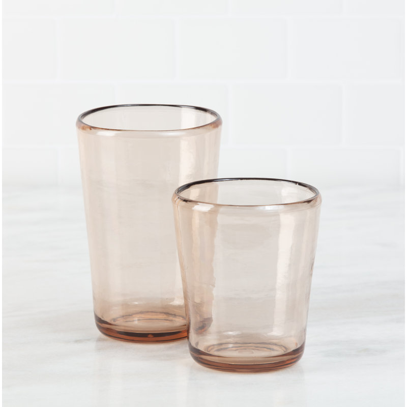 South Bend 12 Piece 14oz. Glassware Set, Brown