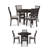 Leangelo 4 - Person Four Leg Dining Set-95210622-95210623-95210624