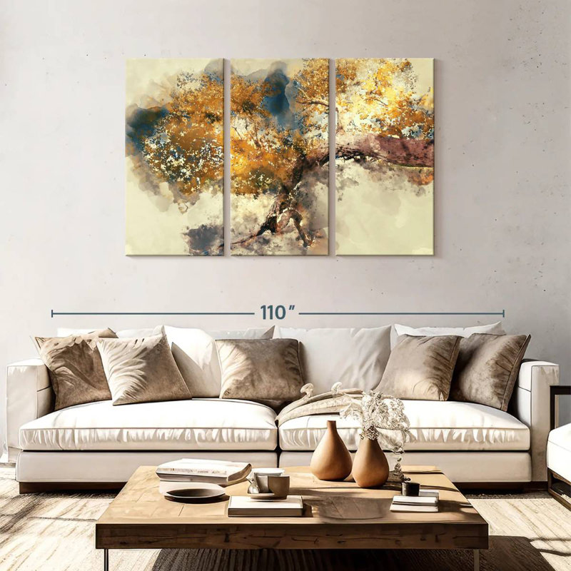 Harnek Autumn Tree, 48" H x 74" W