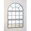 Grand miroir mural arqué 30 "x 45" avec trois sections séparées