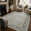 Vintage Look Cotton and Chenille Flatweave Area Rug-1556838162