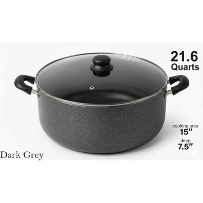 21.6 Qt Non Stick Aluminum Stock Pot