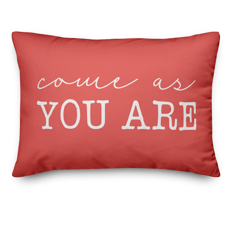  Housse et insert de coussin lombaire intérieur / extérieur Come as You are, Corail