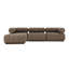 Roma Outdoor 3Pc Sectional W/ Ottoman-Hayes Cream-694818087-694818088