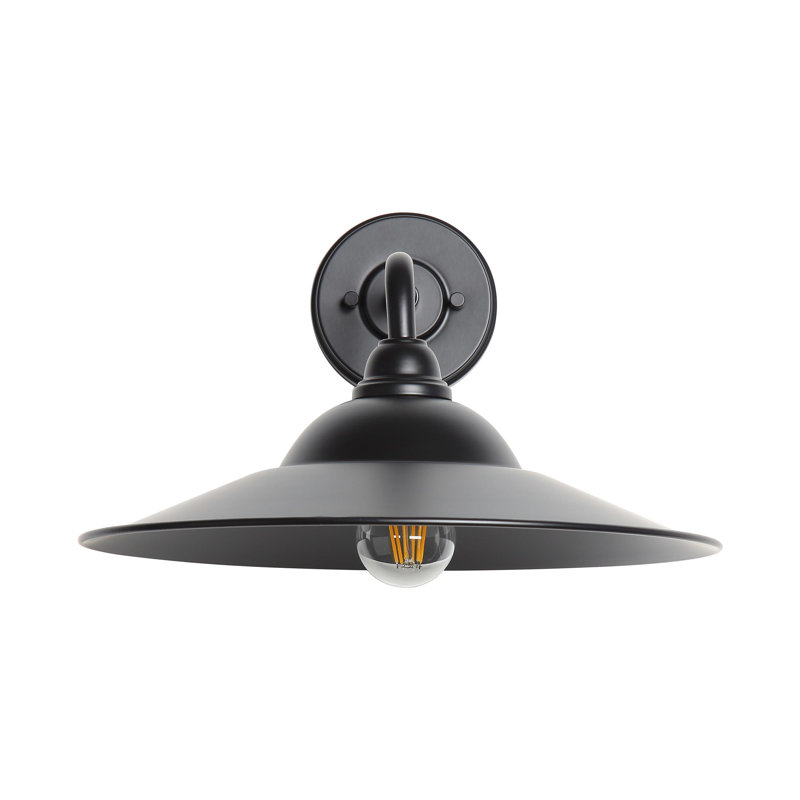 Alsawwan 15" Wall Sconce - Outdoor, Matte Black