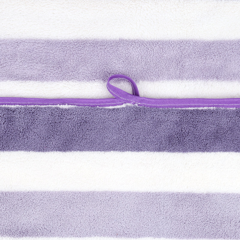 Ensemble de serviettes de bain 2 pièces Alboran, Mauve